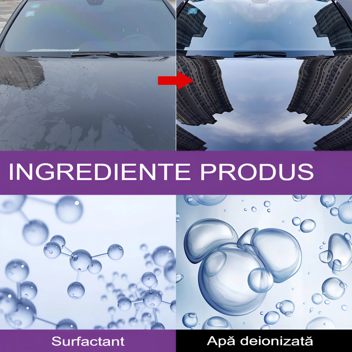 Solutie protecție Hidrofobă Instantă – Luciu și Scut Ceramic 3-în-1